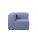 Broste Copenhagen Lagoon sofa module corner right - light blue Broste Copenhagen Lagoon sofa module corner right - light blue