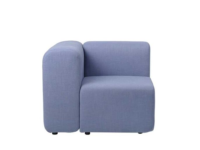 Broste Copenhagen Modulo divano Lagoon angolare destro - azzurro