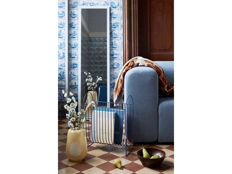 Broste Copenhagen Módulo de sofá Lagoon esquina derecha - azul claro