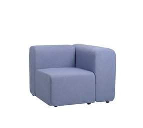 Broste Copenhagen Módulo de sofá Lagoon esquina izquierda - azul claro