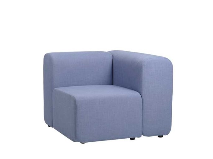 Broste Copenhagen Lagoon bank module hoek links - lichtblauw