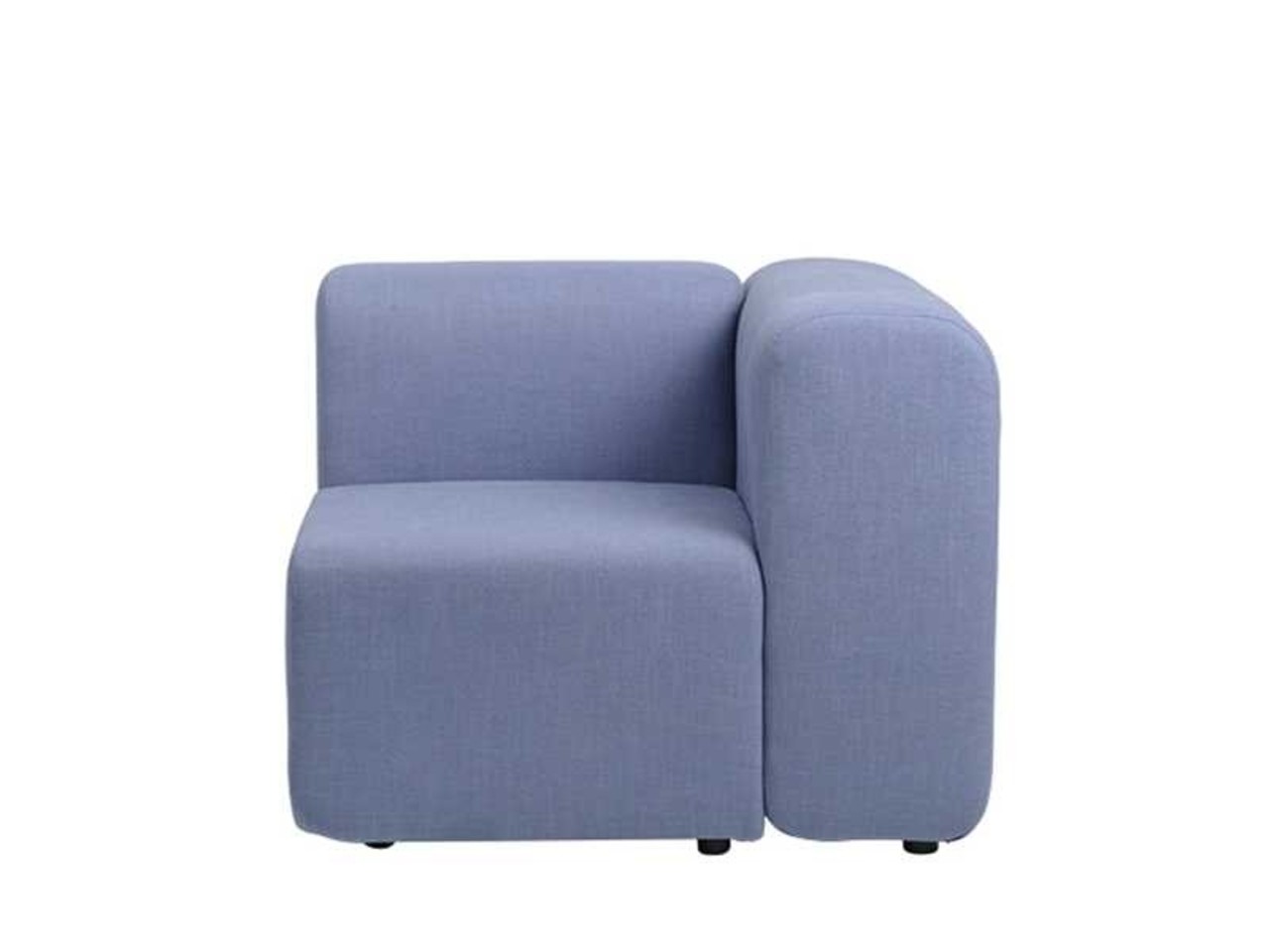 Broste Copenhagen Lagoon bank module hoek links - lichtblauw