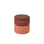 Broste Copenhagen Pond poef roest - Ø38XH42CM Broste Copenhagen Pond poef roest - Ø38XH42CM