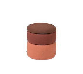 Broste Copenhagen Pond poef roest - Ø38XH42CM Broste Copenhagen Pond poef roest - Ø38XH42CM