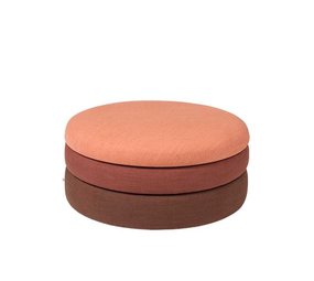 Broste Copenhagen Pouf de bassin rouille - Ø68XH30CM Broste Copenhagen Pouf de bassin rouille - Ø68XH30CM