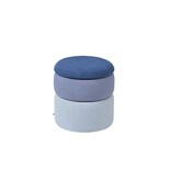 Broste Copenhagen Pouf de bassin bleu - Ø38XH42CM