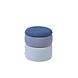 Broste Copenhagen Pond poef blauw - Ø38XH42CM Broste Copenhagen Pond poef blauw - Ø38XH42CM