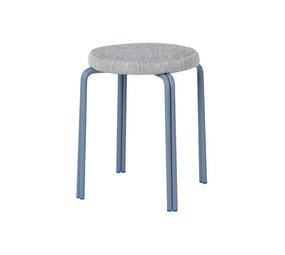 Broste Copenhagen Oda taburete hierro / chapa de fresno - azul Broste Copenhagen Oda taburete hierro / chapa de fresno - azul