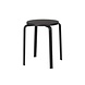 Broste Copenhagen Oda hocker eisen/esche furnier - schwarz Broste Copenhagen Oda hocker eisen/esche furnier - schwarz