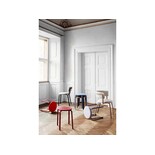 Broste Copenhagen Oda stool iron/ash veneer - black Broste Copenhagen Oda stool iron/ash veneer - black