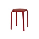 Broste Copenhagen Oda hocker eisen/esche furnier - rotbraun Broste Copenhagen Oda hocker eisen/esche furnier - rotbraun