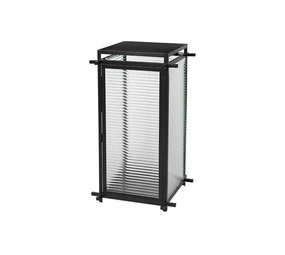 Broste Copenhagen Lanterne Hoko noire - 34X34X63cm Broste Copenhagen Lanterne Hoko noire - 34X34X63cm