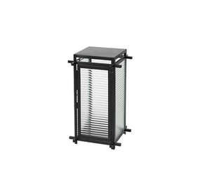 Broste Copenhagen Lanterne Hoko noire - 26X26X46CM Broste Copenhagen Lanterne Hoko noire - 26X26X46CM