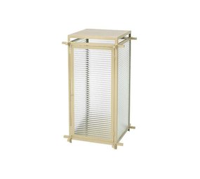 Broste Copenhagen Lanterne Hoko sable - 34X34X63cm Broste Copenhagen Lanterne Hoko sable - 34X34X63cm