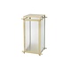 Broste Copenhagen Hoko lantaarn zand - 34X34X63cm Broste Copenhagen Hoko lantaarn zand - 34X34X63cm