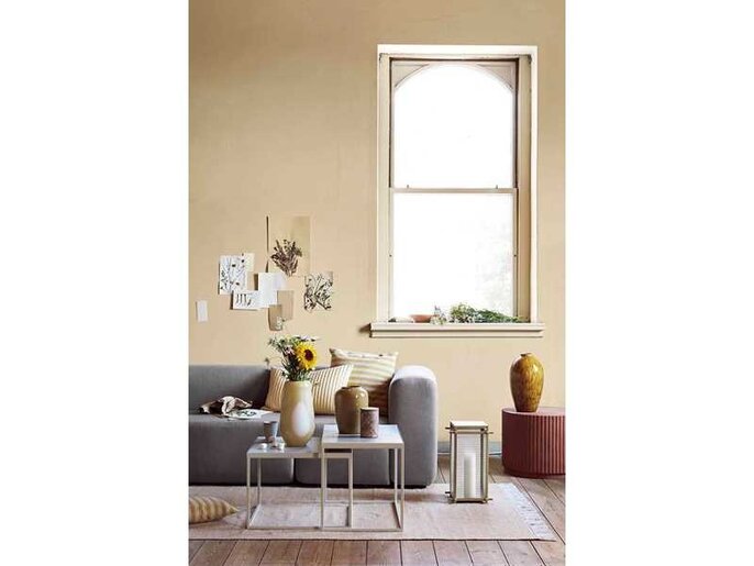 Broste Copenhagen Hoko lantaarn zand - 26X26X46CM