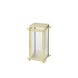 Broste Copenhagen Hoko lantaarn zand - 26X26X46CM Broste Copenhagen Hoko lantaarn zand - 26X26X46CM