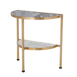 Bloomingville Clint side table marble - black Bloomingville Clint side table marble - black