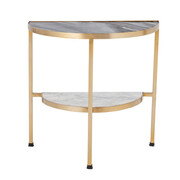 Bloomingville Clint Beistelltisch Marmor - schwarz Bloomingville Clint Beistelltisch Marmor - schwarz