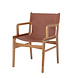 Bloomingville Ollie loungestoel - bruin Bloomingville Ollie loungestoel - bruin