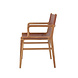 Bloomingville Ollie loungestoel - bruin Bloomingville Ollie loungestoel - bruin