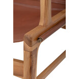 Bloomingville Ollie loungestoel - bruin Bloomingville Ollie loungestoel - bruin