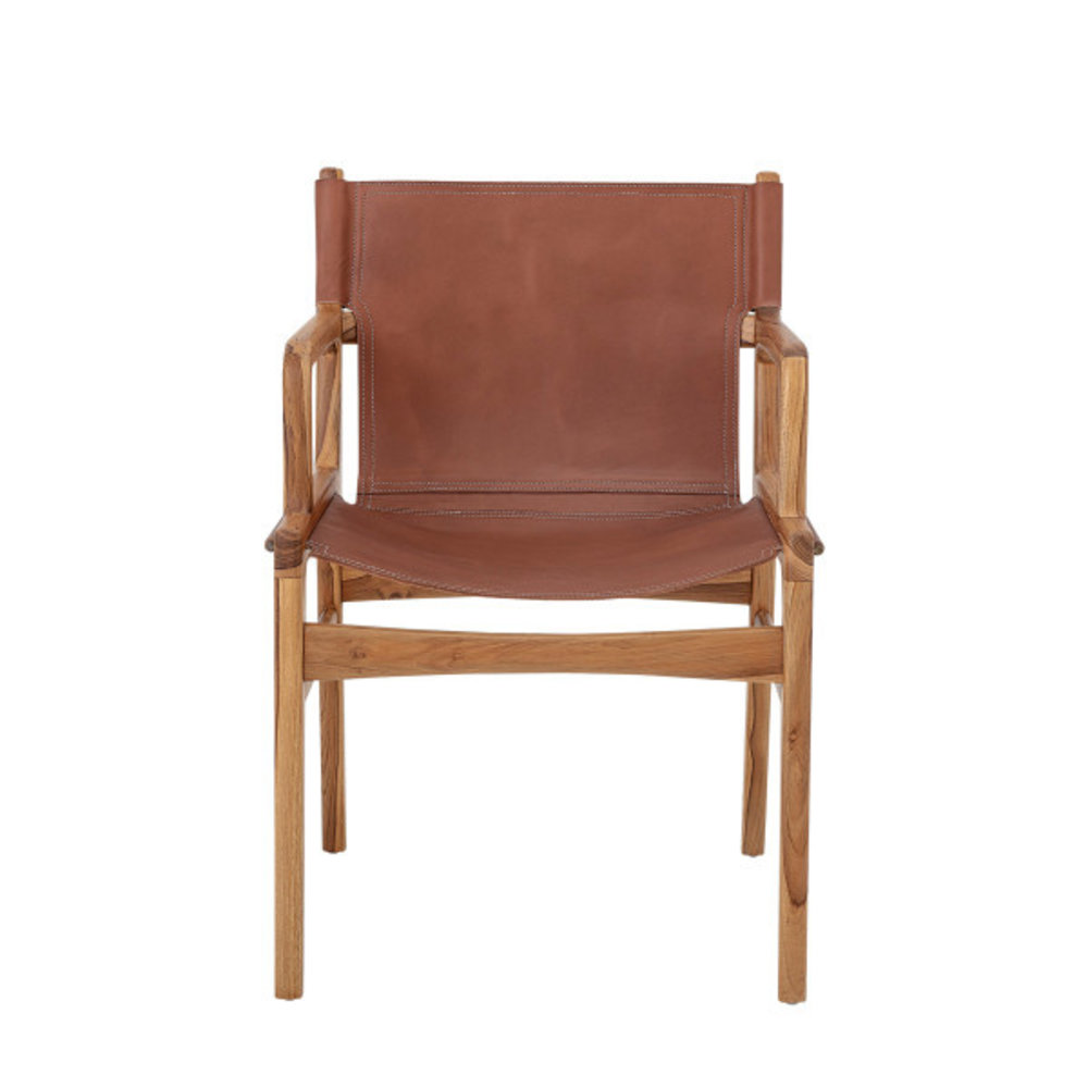 Bloomingville Ollie loungestoel - bruin Bloomingville Ollie loungestoel - bruin
