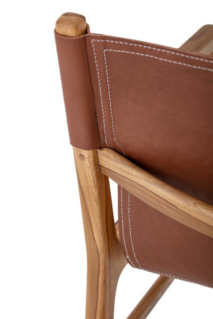 Bloomingville Chaise longue Ollie - marron Bloomingville Chaise longue Ollie - marron