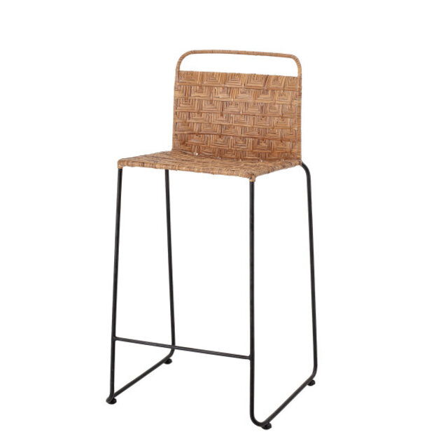 Bloomingville Tabouret de bar Gunnel rotin - naturel