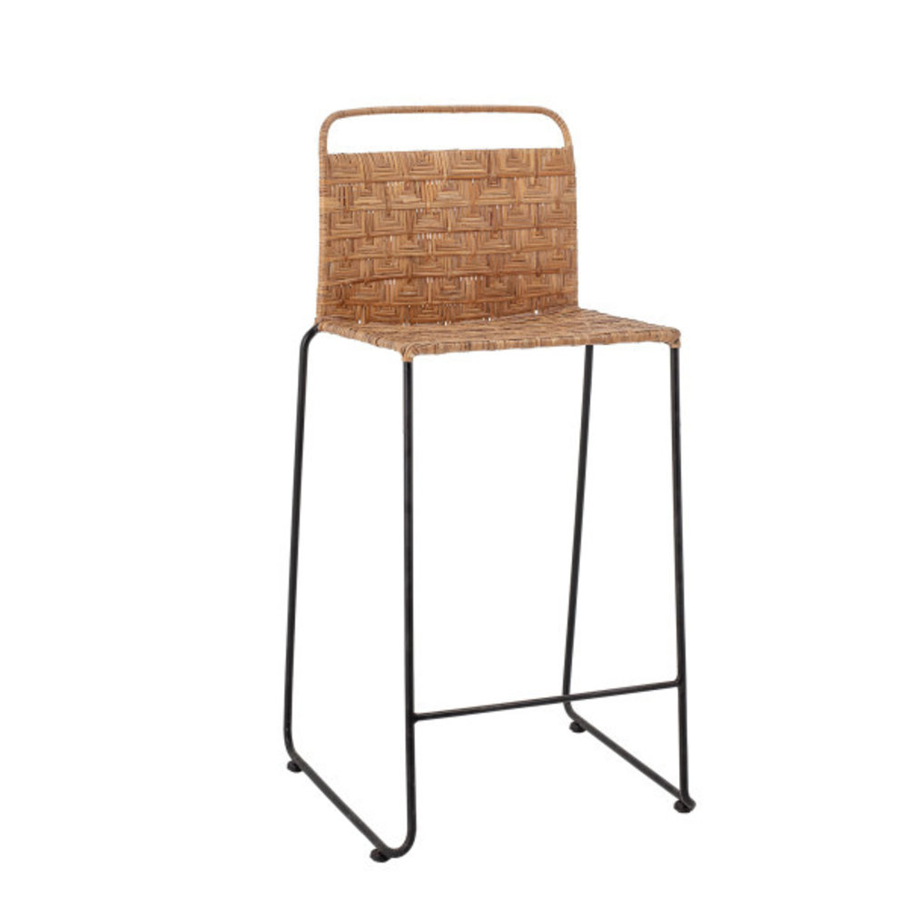 Bloomingville Tabouret de bar Gunnel rotin - naturel