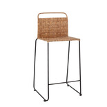 Bloomingville Gunnel Barhocker Rattan - natur