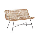 Bloomingville Canapé Haillie rotin naturel Bloomingville Canapé Haillie rotin naturel