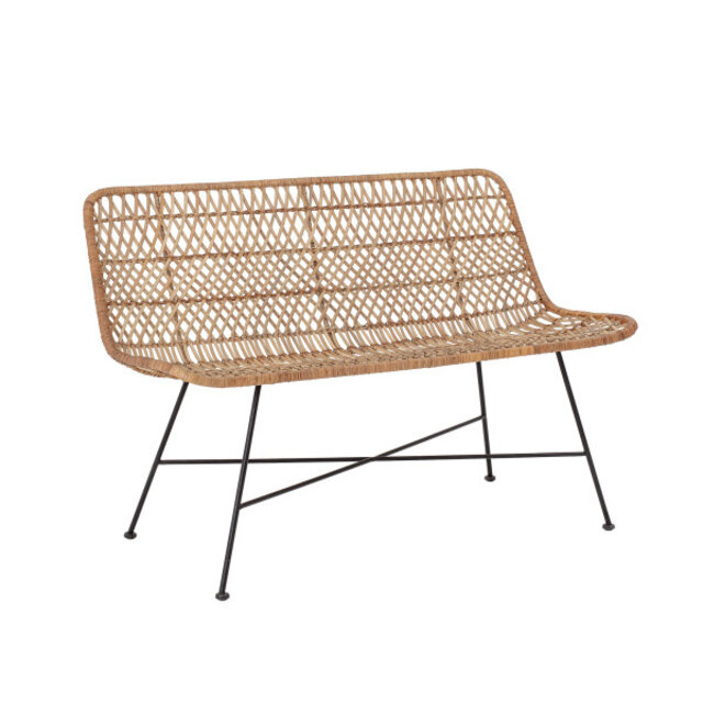 Bloomingville Haillie bank rotan- naturel