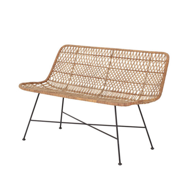 Bloomingville Haillie bank rotan- naturel