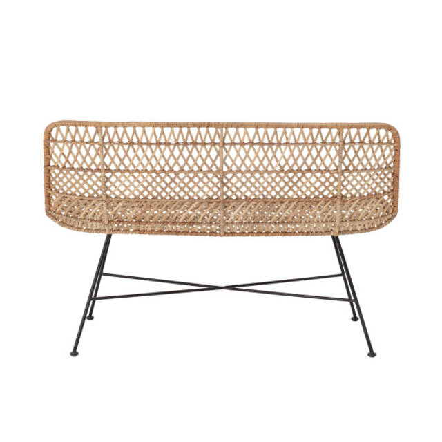 Bloomingville Haillie bank rotan- naturel