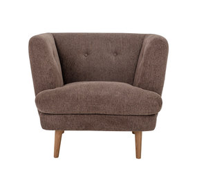 Bloomingville Elliot lounge chair - brown Bloomingville Elliot lounge chair - brown