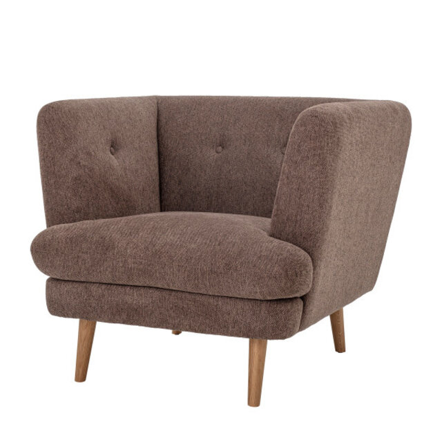 Bloomingville Chaise longue Elliot - marron