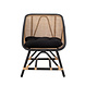 Bloomingville Loue loungestoel - zwart Bloomingville Loue loungestoel - zwart
