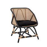 Bloomingville Loue lounge chair - black