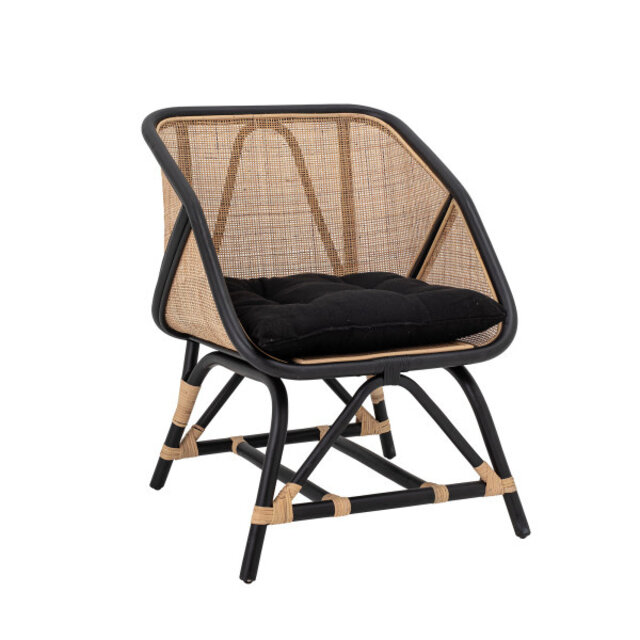 Bloomingville Loue loungestoel - zwart Bloomingville Loue loungestoel - zwart