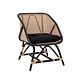 Bloomingville Loue loungestoel - zwart Bloomingville Loue loungestoel - zwart