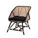 Bloomingville Loue loungestoel - zwart Bloomingville Loue loungestoel - zwart