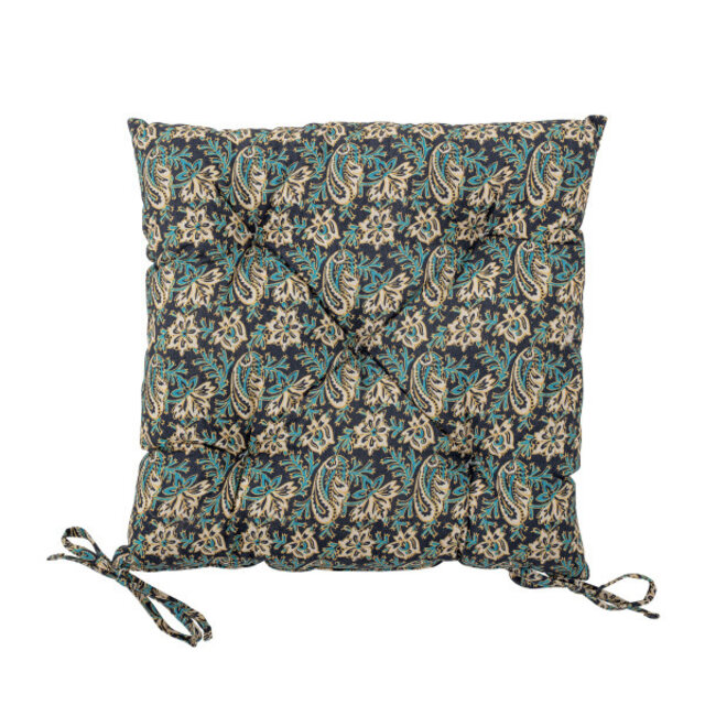 Bloomingville Coussin Abiha - bleu