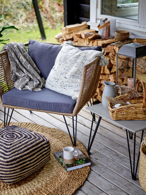 Bloomingville Table basse Mundo - gris