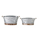 Bloomingville Cimon emmers - set van 2 stuks Bloomingville Cimon emmers - set van 2 stuks