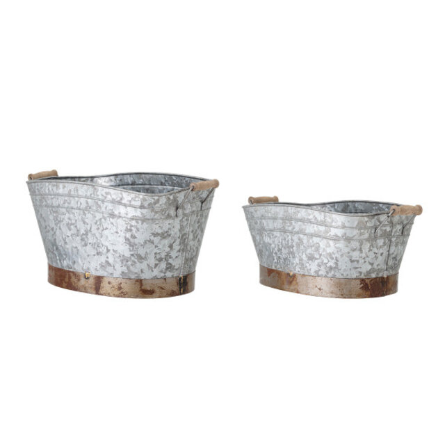 Bloomingville Cimon buckets - set of 2 pieces