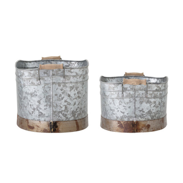 Bloomingville Cimon buckets - set of 2 pieces