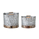 Bloomingville Cimon emmers - set van 2 stuks Bloomingville Cimon emmers - set van 2 stuks