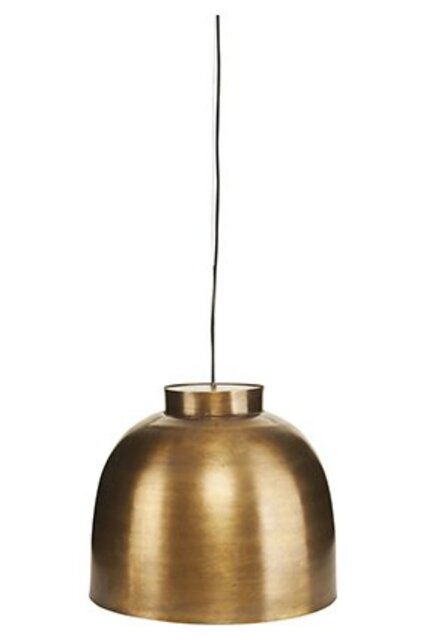House Doctor Bowl hanging lamp brass