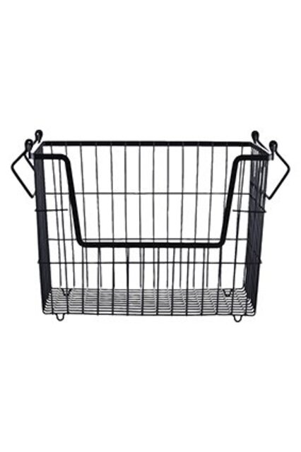 House Doctor TAW set of 6 iron baskets black